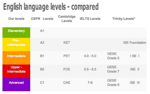 Language Level Guide